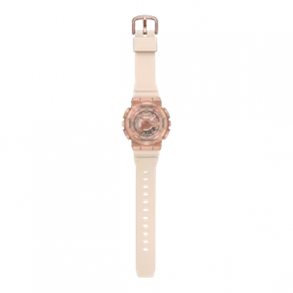 Casio G-Shock GM-S110PG-4A White Resin Band Analog-Digital Women Watch