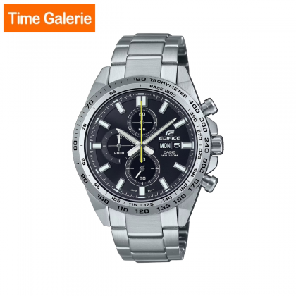 Casio Edifice EFR-574D-1AV Chronograph Stainless Steel Strap with Black Dial Men Sport Watch Casio Edifice EFR-574D-1AV Chronograph Stainless Steel Strap with Black Dial Men Sport Watch