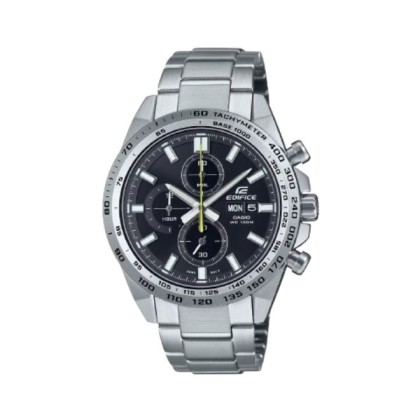 Casio Edifice EFR-574D-1AV Chronograph Stainless Steel Strap with Black Dial Men Sport Watch Casio Edifice EFR-574D-1AV Chronograph Stainless Steel Strap with Black Dial Men Sport Watch