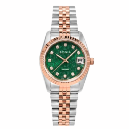 Bonia BNB10550-3696 Classic Green Dial with Stainless Strap Steel Women Watch (Couple Watch) Bonia BNB10550-3696 Classic Green Dial with Stainless Strap Steel Women Watch (Couple Watch)