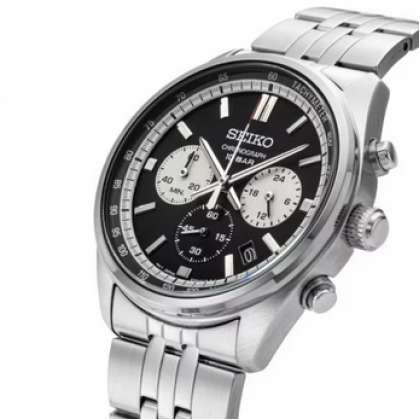Seiko SSB429P1 Chronograph Conceptual Black Dial Analog Men Watch Seiko SSB429P1 Chronograph Conceptual Black Dial Analog Men Watch