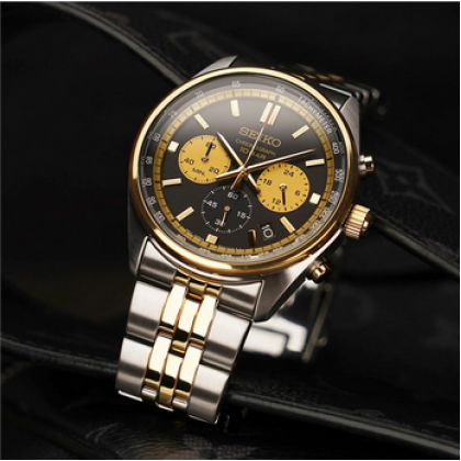 Seiko SSB430P1 Chronograph Quartz Hardlex Crystal Glass Analog Men Watch Seiko SSB430P1 Chronograph Quartz Hardlex Crystal Glass Analog Men Watch