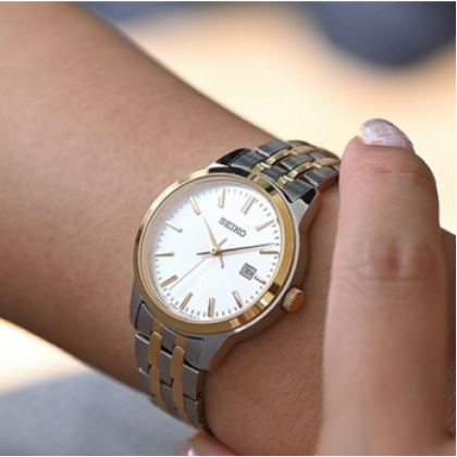 Seiko SUR410P1 Classic Quartz Analog Hardlex Crystal Glass Analog Women's Watch Seiko SUR410P1 Classic Quartz Analog Hardlex Crystal Glass Analog Women's Watch