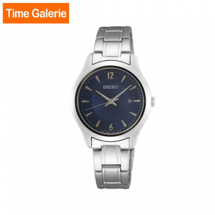 Seiko SUR425P1 Classic Quartz with Blue Dial Analog Women Watch