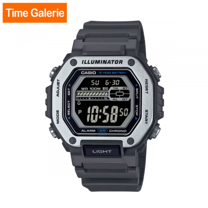 Casio General MWD-110H-8BV Metal Bezal with Grey Strap Men Watch Casio General MWD-110H-8BV Metal Bezal with Grey Strap Men Watch