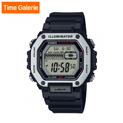Casio General MWD-110H-1AV Metal Bezal with Black Strap Men Watch Casio General MWD-110H-1AV Metal Bezal with Black Strap Men Watch