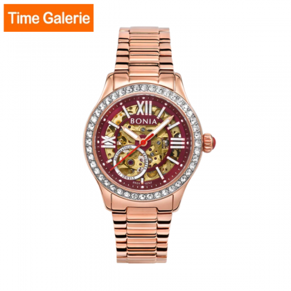Bonia BNB10747-2513S Automatic Rose Gold Stainless Steel Strap Analog Women Watch Bonia BNB10747-2513S Automatic Rose Gold Stainless Steel Strap Analog Women Watch