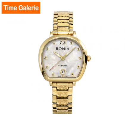 Bonia Sonia BNB10746-2255 Gold Stainless Steel Strap Analog Women Watch Bonia Sonia BNB10746-2255 Gold Stainless Steel Strap Analog Women Watch