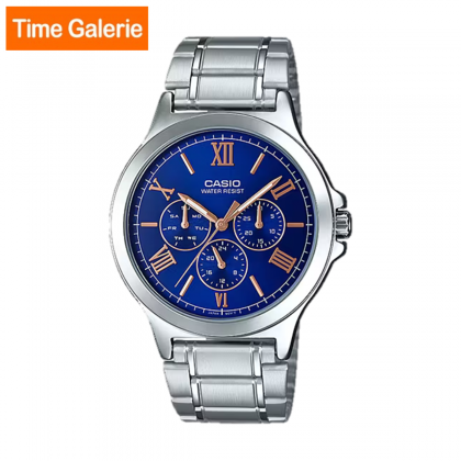 Casio Enticer MTP-V300D-2A Silver Stainless Steel Strap Men Watch Casio Enticer MTP-V300D-2A Silver Stainless Steel Strap Men Watch