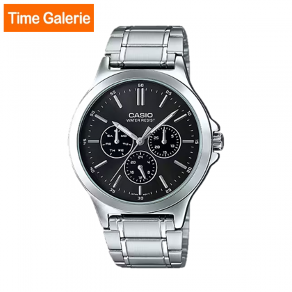 Casio Enticer MTP-V300D-1A Silver Stainless Steel Strap Men Watch Casio Enticer MTP-V300D-1A Silver Stainless Steel Strap Men Watch