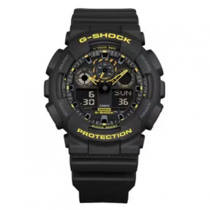 Casio G-Shock GA-100CY-1ADR Caution Yellow Series Analog-Digital Men Watch Casio G-Shock GA-100CY-1ADR Caution Yellow Series Analog-Digital Men Watch