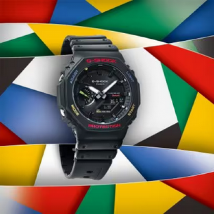 Casio G-Shock GA-B2100FC-1ADR Multicolor Accents Black Solar power Men Sport Watch Casio G-Shock GA-B2100FC-1ADR Multicolor Accents Black Solar power Men Sport Watch