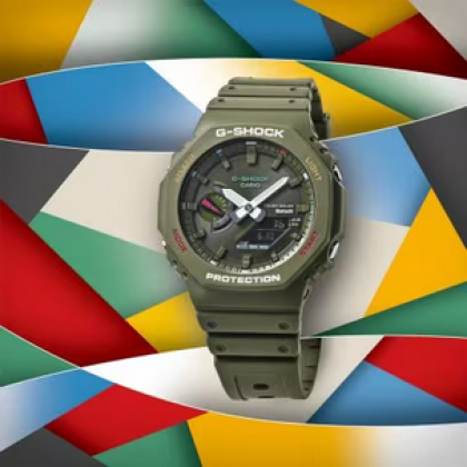 Casio G-Shock GA-B2100FC-3ADR Multicolor Accents Green Solar power Men Sport Watch Casio G-Shock GA-B2100FC-3ADR Multicolor Accents Green Solar power Men Sport Watch