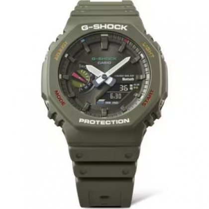 Casio G-Shock GA-B2100FC-3ADR Multicolor Accents Green Solar power Men Sport Watch Casio G-Shock GA-B2100FC-3ADR Multicolor Accents Green Solar power Men Sport Watch