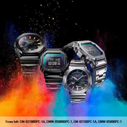 Casio G-Shock GMW-B5000BPC-1DR 40th Anniversary Limited Edition Multi-Color Gradation Full Metal Sport Watch Casio G-Shock GMW-B5000BPC-1DR 40th Anniversary Limited Edition Multi-Color Gradation Full Metal Sport Watch