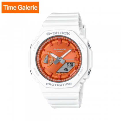 Casio G-Shock GMA-S2100WS-7ADR White Resin Band Women Sports Watch Casio G-Shock GMA-S2100WS-7ADR White Resin Band Women Sports Watch