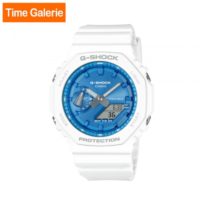 Casio G-Shock GA-2100WS-7ADR White Resin Band Women Sports Watch Casio G-Shock GA-2100WS-7ADR White Resin Band Women Sports Watch