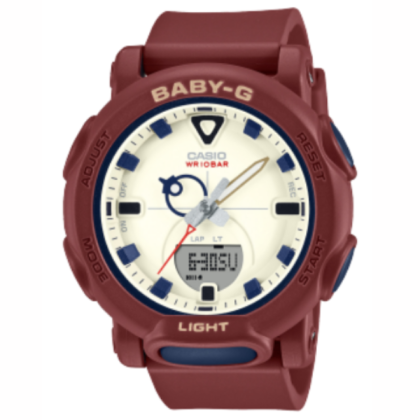  Casio Baby BGA-310RP-4ADR Light Brown Resin Band Women Sports Watch 