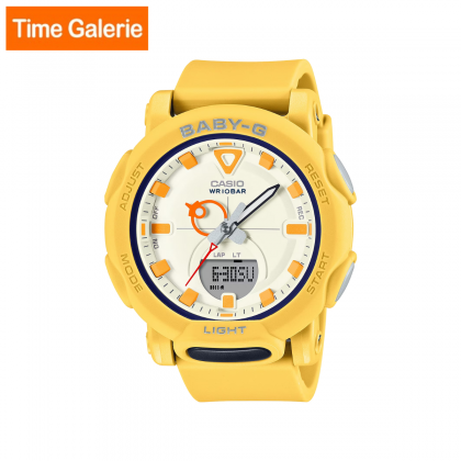 Casio Baby-G BGA-310RP-9ADR Yellow Resin Band Women Sports Watch 
