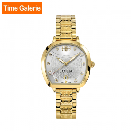 Bonia Sonia BNB10765-2217 Gold Stainless Steel Strap with Silver Dial Women Watch Bonia Sonia BNB10765-2217 Gold Stainless Steel Strap with Silver Dial Women Watch