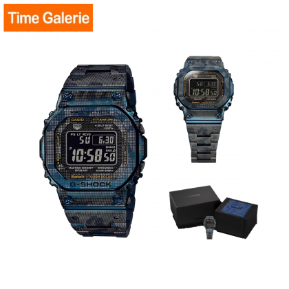 Casio G-Shock GMW-B5000TCF-2DR GMW Titanium Series with Blue IP Camouflage Men Watch Casio G-Shock GMW-B5000TCF-2DR GMW Titanium Series with Blue IP Camouflage Men Watch