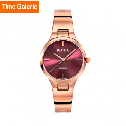Bonia Japanese Quartz BNB10768-2562 Rose Gold Stainless Steel Women Watch