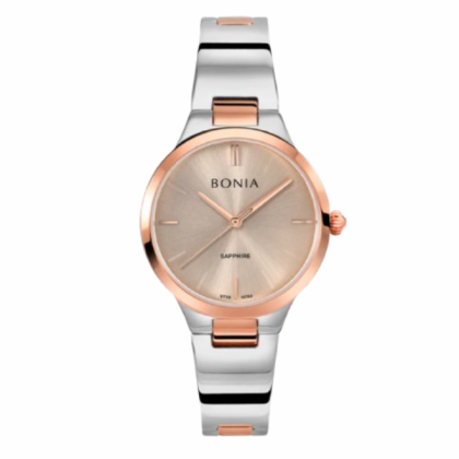 Bonia Japanese Quartz BNB10768-2672 Carnation Dial with Stainless Steel Women Watch Bonia Japanese Quartz BNB10768-2672 Carnation Dial with Stainless Steel Women Watch