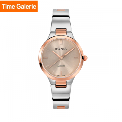 Bonia Japanese Quartz BNB10768-2672 Carnation Dial with Stainless Steel Women Watch Bonia Japanese Quartz BNB10768-2672 Carnation Dial with Stainless Steel Women Watch