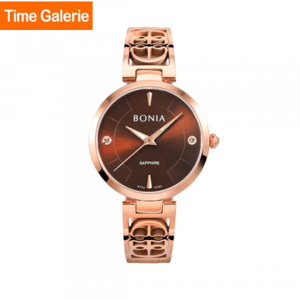  Bonia Women Elegance BNB10763-2543 Brown Dial with Stainless Steel Women Watch