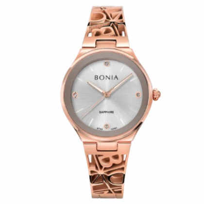 Bonia Women Elegance BNB10767-2513 Rose Gold Stainless Steel Women Watch Bonia Women Elegance BNB10767-2513 Rose Gold Stainless Steel Women Watch