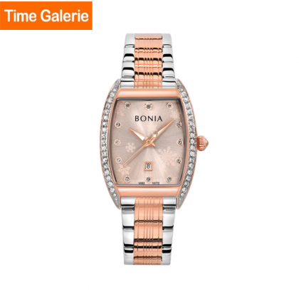 Bonia Snow Flakes Pattern BNB10772-2677S Silver Stainless Steel Strap Women Watch Bonia Snow Flakes Pattern BNB10772-2677S Silver Stainless Steel Strap Women Watch