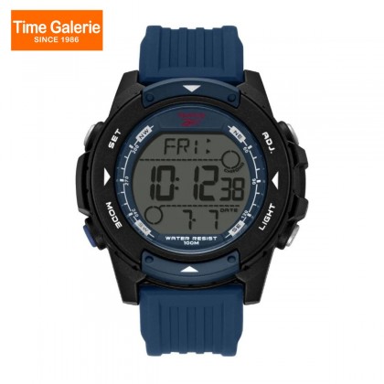 Reebok Consign Design RV-BRK-G9-PBIT-WT Blue Silicone Strap Digital Men Watch Reebok Consign Design RV-BRK-G9-PBIT-WT Blue Silicone Strap Digital Men Watch