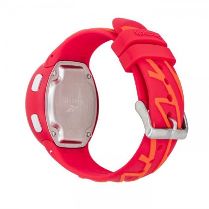 Reebok RV-ELI-G9-PRIR-BB Black Grey Dial Red and Orange Silicone Watch Strap Digital Men Watch