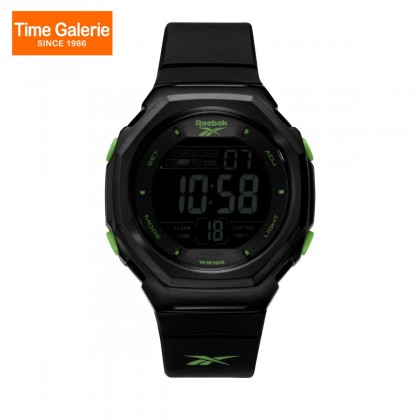 Reebok RV-UNI-G9-SBPB-BG Black Silicone Digital Men Watch