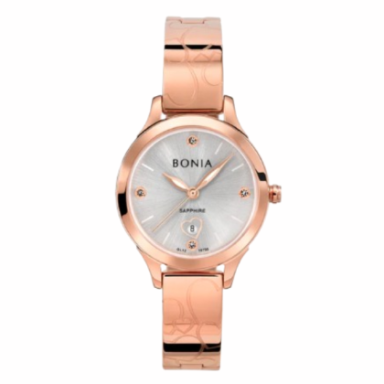 Bonia Tiamo BNB10790-2517 Rose Gold Stainless Steel 30mm Strap Women Watch Bonia Tiamo BNB10790-2517 Rose Gold Stainless Steel 30mm Strap Women Watch