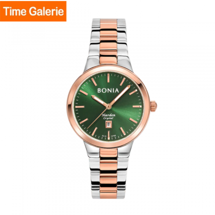 Bonia Elegance BNB10769-2692 Silver Stainless Steel Strap with Green Dial Women Watch Bonia Elegance BNB10769-2692 Silver Stainless Steel Strap with Green Dial Women Watch