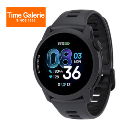 Coros Pace 4 Ultralight AMOLED Multi-Sport with Black Silicon Strap Sport Men Smartwatch