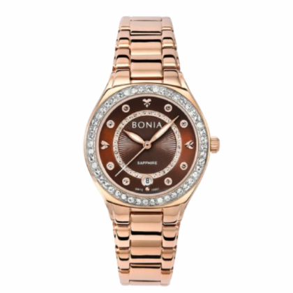 Bonia Elegance BNB10801-2547S Stainless Steel Strap with Brown Dial Women Watch Bonia Elegance BNB10801-2547S Stainless Steel Strap with Brown Dial Women Watch