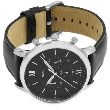 Fossil FS5452 Neutra Chronograph Black Leather Casual Men Watch Fossil FS5452 Neutra Chronograph Black Leather Casual Men Watch