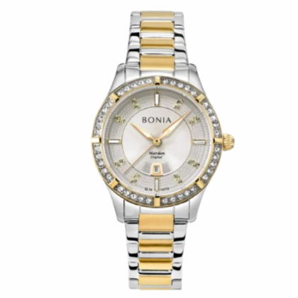 Bonia Elegance BNB10775-2117S Gold/ Silver Stainless Steel Strap Women Watch Bonia Elegance BNB10775-2117S Gold/ Silver Stainless Steel Strap Women Watch