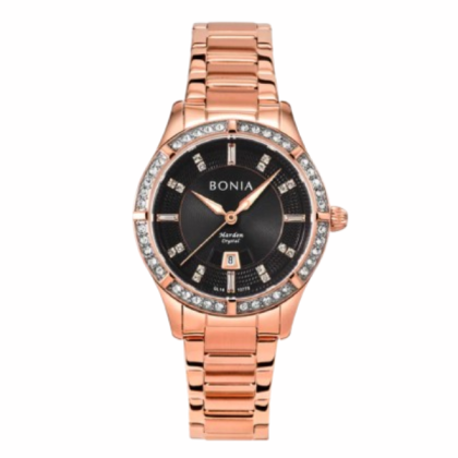 Bonia Elegance BNB10775-2537S Rose Gold Stainless Steel Strap Women Watch Bonia Elegance BNB10775-2537S Rose Gold Stainless Steel Strap Women Watch