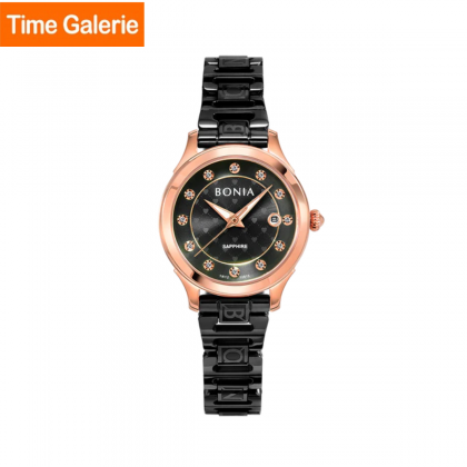 Bonia Elegance BNB10815-2037 Full Black Stainless Steel Strap Women Watch Bonia Elegance BNB10815-2037 Full Black Stainless Steel Strap Women Watch