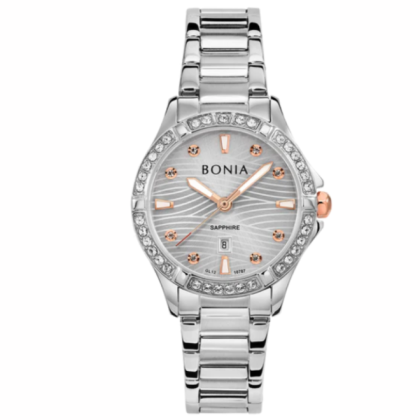 Bonia Elegance BNB10787-2317S Silver Stainless Steel Strap Women Watch Bonia Elegance BNB10787-2317S Silver Stainless Steel Strap Women Watch