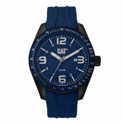 CAT Oceania LQ-161-26-632 Blue Silicon Strap with Blue Dial Analog Men's Watch CAT Oceania LQ-161-26-632 Blue Silicon Strap with Blue Dial Analog Men's Watch