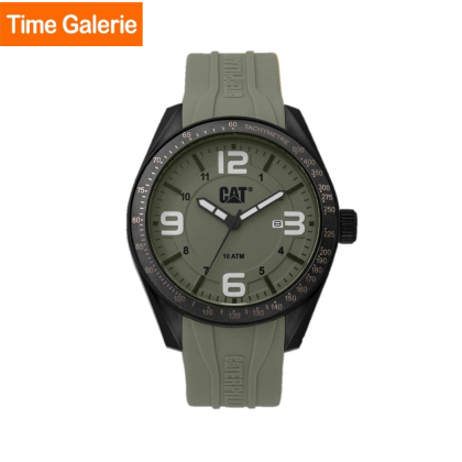 CAT Oceania LQ-161-23-332 Grey Silicon Strap with Grey Dial Analog Men's Watch 