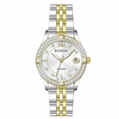 Bonia Women Elegance BNB10784-2115S Silver/Gold Stainless Steel Casual Watch Bonia Women Elegance BNB10784-2115S Silver/Gold Stainless Steel Casual Watch