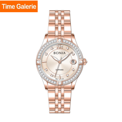 Bonia Women Elegance BNB10784-2575S Rose Gold Stainless Steel Casual Watch Bonia Women Elegance BNB10784-2575S Rose Gold Stainless Steel Casual Watch