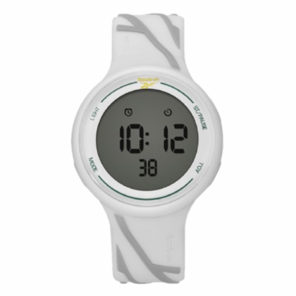 REEBOK Elements Ignite RV-ELI-U9-PWIW-WW Black Grey Dial Classic White Silicone Watch Strap Digital Unisex Watch REEBOK Elements Ignite RV-ELI-U9-PWIW-WW Black Grey Dial Classic White Silicone Watch Strap Digital Unisex Watch