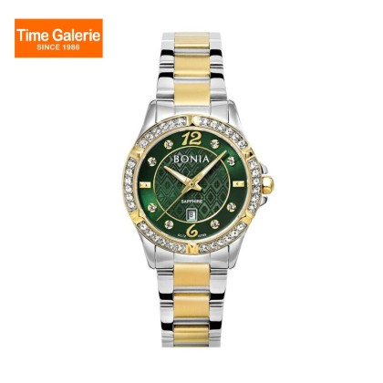 Bonia Women Elegance BNB10789-2195S Silver Gold Stainless Steel Casual Watch Bonia Women Elegance BNB10789-2195S Silver Gold Stainless Steel Casual Watch