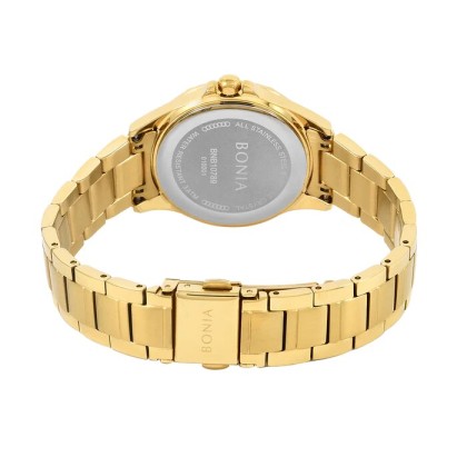 Bonia Women Elegance BNB10789-2215S Gold Stainless Steel Casual Watch